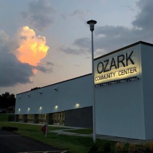 ozark community center night - City of Ozark, AR